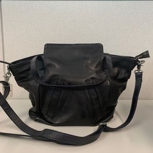 Free People Black Satchel Bag